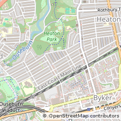 Map of Newcastle Upon Tyne