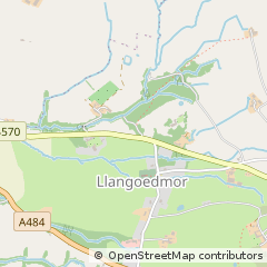 Map of Cardigan