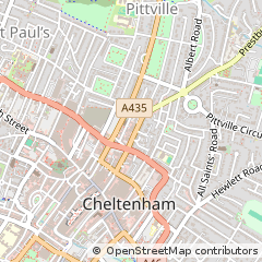 Map of Cheltenham