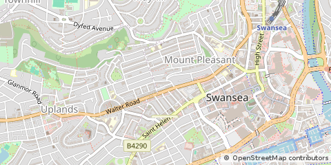 Map of Swansea