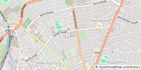 Map of Nottingham