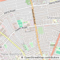 Map of Nottingham