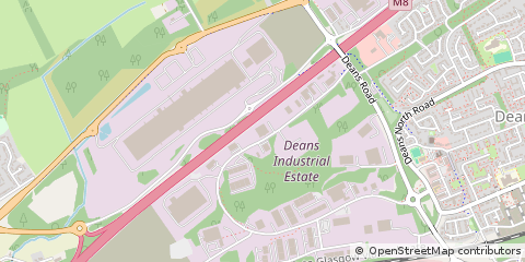 Map of Livingston, West Lothian