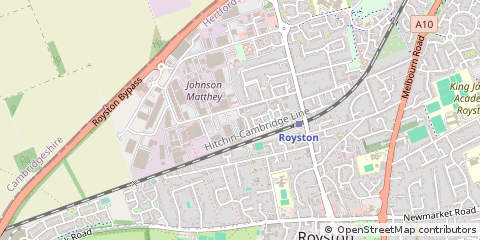 Map of Royston