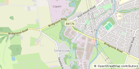 Map of Wombourne, West Midlands