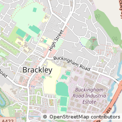 Map of Brackley, Northamptonshire