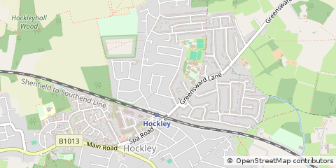 Map of Hockley