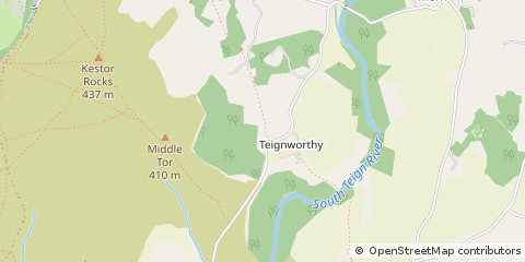 Map of Devon