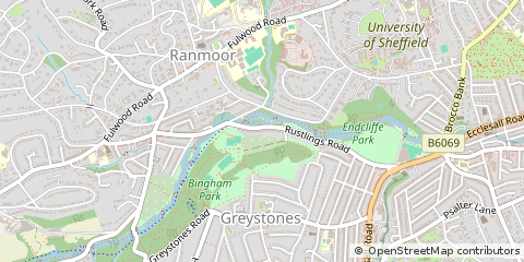 Map of Sheffield