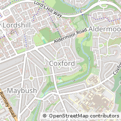 Map of Southampton, Hampshire