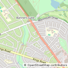 Map of Sutton Coldfield, West Midlands