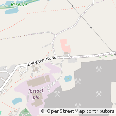 Map of Ibstock, Leicestershire