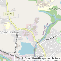 Map of Appley Bridge, Lancashire