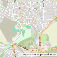 Map of NR Wantage, Oxfordshire