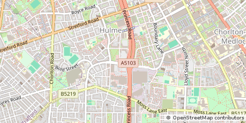 Map of Manchester
