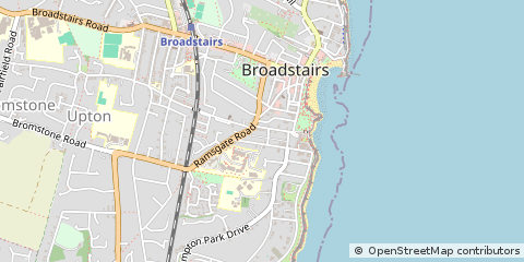 Map of Broadstairs, Kent