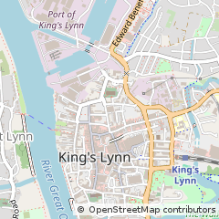 Map of King's Lynn, Norfolk