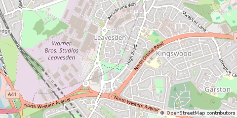 Map of Watford, Hertfordshire