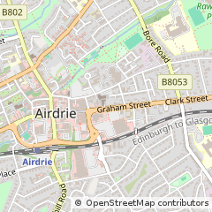 Map of Airdrie, Lanarkshire