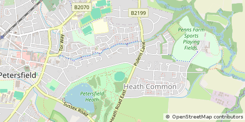 Map of Petersfield, Hampshire