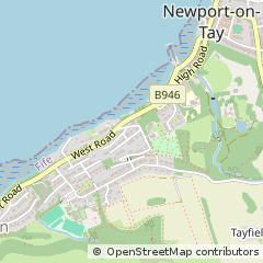 Map of Newport-on-TAY, Fife