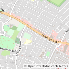 Map of Hayes, Middlesex