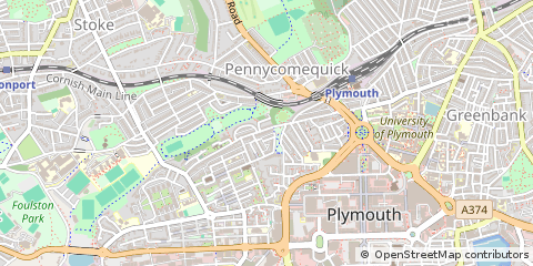 Map of Plymouth
