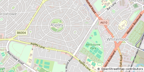 Map of Nottingham