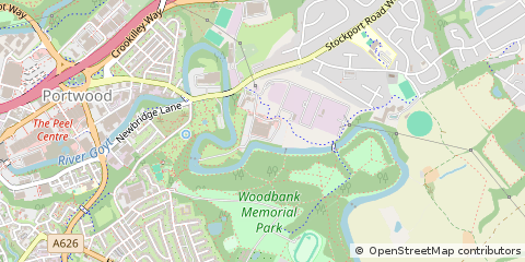 Map of Stockport