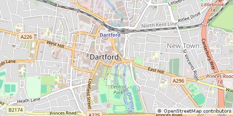 Map of Kent