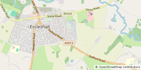 Map of Stafford