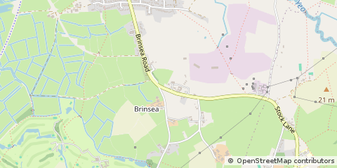 Map of Congresbury, Somerset