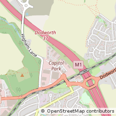 Map of Barnsley, South Yorkshire
