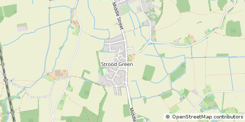 Map of Betchworth, Surrey