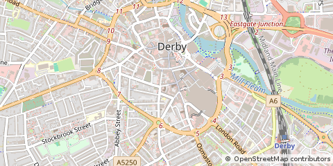 Map of Derby