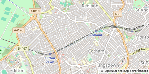 Map of Bristol, Somerset