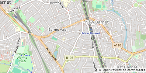 Map of Barnet