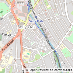 Map of Birmingham, West Midlands