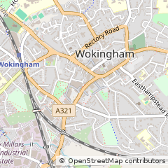 Map of Wokingham