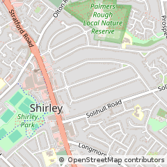 Map of Solihull
