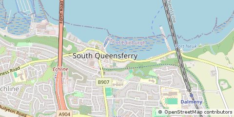 Map of South Queensferry, Midlothian