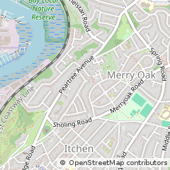 Map of Southampton, Hampshire