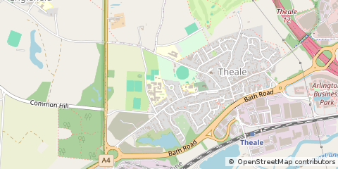 Map of Reading, Berkshire