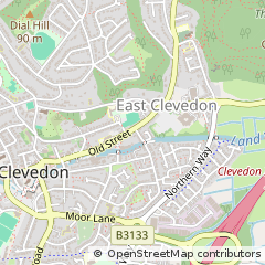 Map of Bristol, Somerset