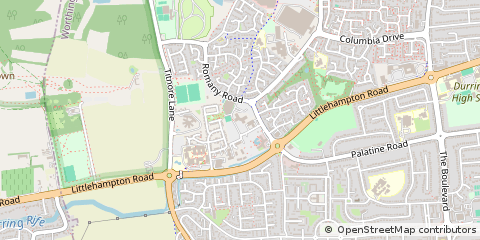 Map of Worthing, West Sussex