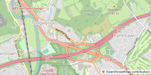 Map of Cardiff