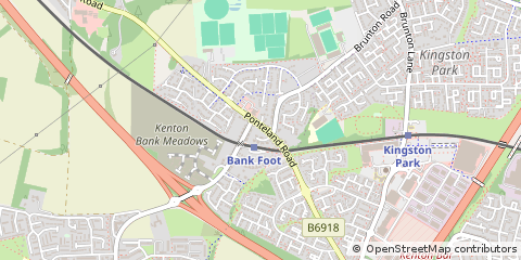 Map of Newcastle Upon Tyne