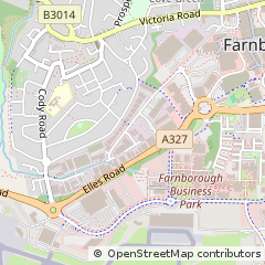 Map of Farnborough, Hampshire