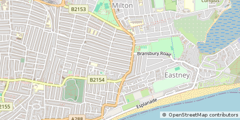 Map of Southsea, Hampshire