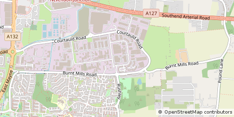 Map of Basildon